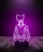 Lampka LED 3D Plexido Marvel Loki - 2