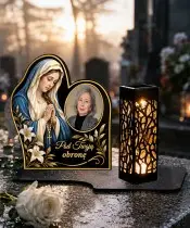 Maryja z różańcem ze zdjęciem — zdjęcie 4