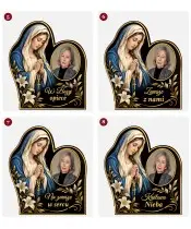 Maryja z różańcem ze zdjęciem — sentencje 5–8