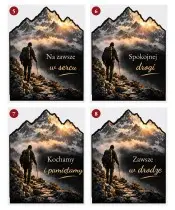 Wędrowiec w górach — sentencje 5–8