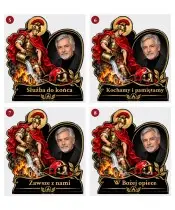 Święty Florian ze zdjęciem — sentencje 5–8