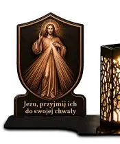 Jezus Miłosierny sepia — zdjęcie 2