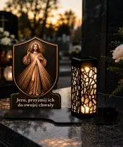 Jezus Miłosierny sepia — zdjęcie 3