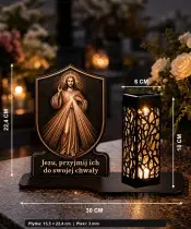 Jezus Miłosierny sepia — zdjęcie 5