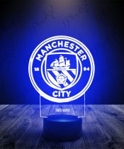 Lampka LED 3D Plexido Manchester City Logo