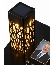 Gięty Kochany Tato ze zdjęciem — lampion