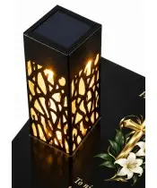 Gięty Krzyż i lilie — lampion