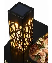 Gięty Święty Józef z Dzieciątkiem — lampion