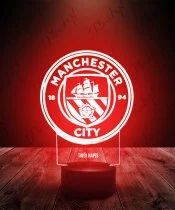 Lampka LED 3D Plexido Manchester City Logo