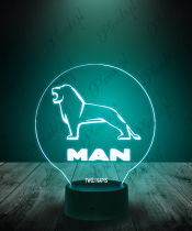 Lampka LED 3D Plexido Ciężarówka Man Logo - 1