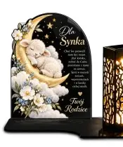 Baranek na księżycu — zbliżenie