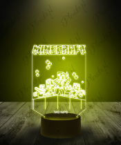 Lampka LED 3D Plexido Minecraft Postacie - 2