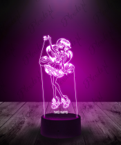 Lampka LED 3D Plexido Monster High Draculaura - 1