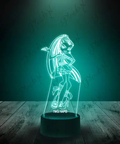 Lampka LED 3D Plexido Monster High Nefera de Nile - 1