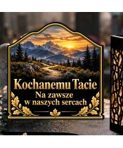 Znicz solarny LED XL dla taty - Droga ku światłu - zbliżenie