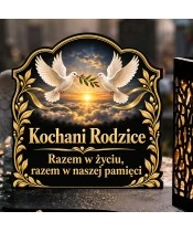 Znicz solarny LED XL dla rodziców - Wspólne niebo - zbliżenie