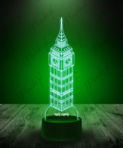 Lampka LED 3D Plexido Big Ben - 1