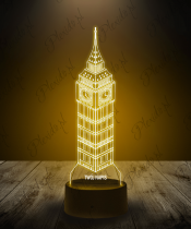 Lampka LED 3D Plexido Big Ben - 2