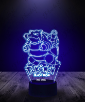 Lampka LED 3D Plexido Pokemon Blastoise - 1