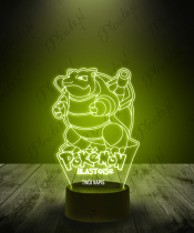 Lampka LED 3D Plexido Pokemon Blastoise - 2