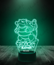 Lampka LED 3D Plexido Pokemon Blastoise - 3