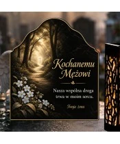 Duży znicz solarny LED XL - Wspólna droga dla męża - 4