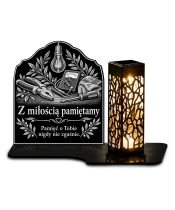 Znicz solarny LED XL dla elektryka - narzędzia i światło - grawer - widok główny