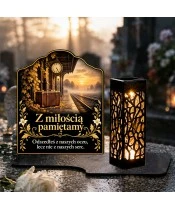 Znicz solarny LED XL stary peron - widok produktu