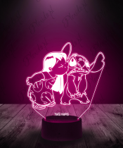 lampka_led_3d_plexido_lilo_i_stich_całus