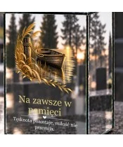 Znicz lustrzany solarny LED – Cichy brzeg - widok 5