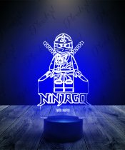 Lampka LED 3D Plexido Lego Ninjago Wojownik
