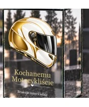 Znicz lustrzany solarny LED – Kask motocyklisty — ostatnia droga - widok 5