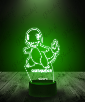 Lampka LED 3D Plexido Pokemon Charmander - 3