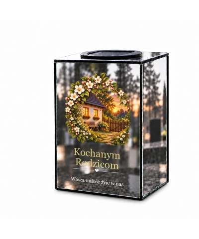 Znicz lustrzany solarny LED – Dla Rodziców – Dom dzieciństwa - widok główny