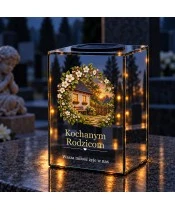 Znicz lustrzany solarny LED – Dla Rodziców – Dom dzieciństwa - widok produktu