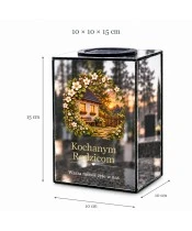 Znicz lustrzany solarny LED – Dla Rodziców – Dom dzieciństwa - widok produktu