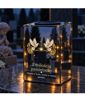 Znicz lustrzany solarny LED – Wspólne niebo - widok produktu