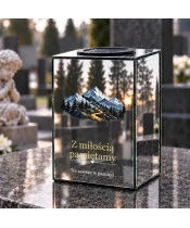 Znicz lustrzany solarny LED – Górski szlak - widok produktu