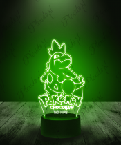 Lampka LED 3D Plexido Pokemon Croconaw - 2