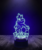 Lampka LED 3D Plexido Pokemon Croconaw - 3