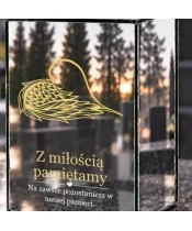 Znicz lustrzany solarny LED – Skrzydła - widok produktu