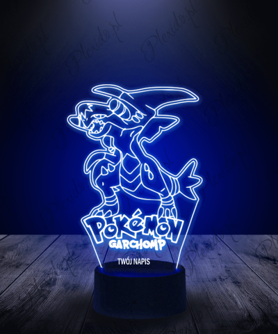 lampka_led_3d_plexido_pokemon_garchomp