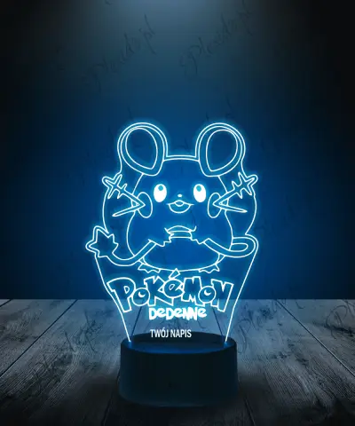 Lampka LED 3D Plexido Pokemon Dedenne - 1