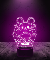 Lampka LED 3D Plexido Pokemon Dedenne - 2