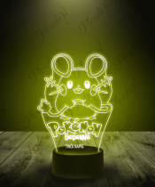 Lampka LED 3D Plexido Pokemon Dedenne - 3