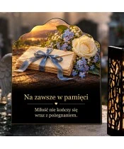 Znicz solarny – List pamięci - widok produktu