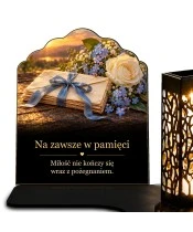 Znicz solarny – List pamięci - widok produktu
