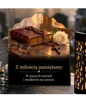 Znicz solarny – Pamięć i modlitwa - widok produktu