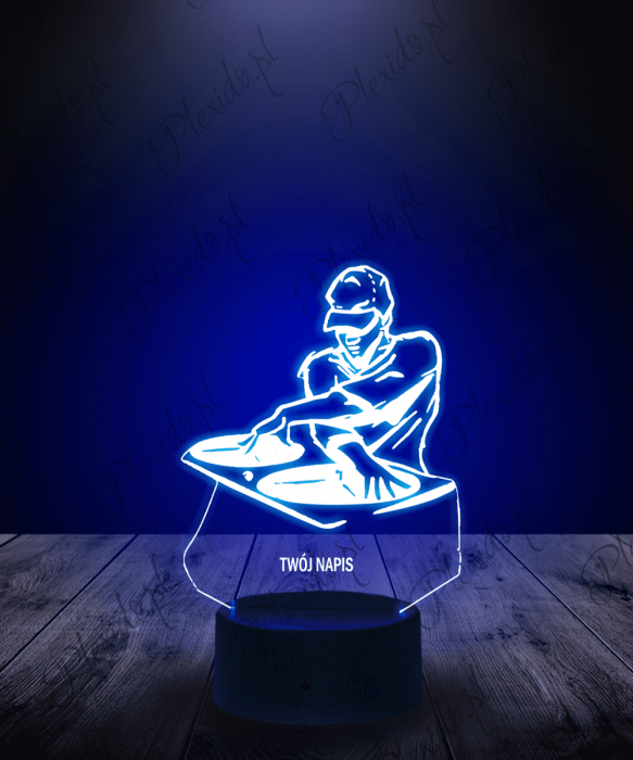Lampka LED 3D Plexido DJ Impreza Muzyka - 1