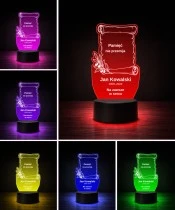 Personalizowana lampka pamięci LED – Światło pamięci – Pergamin Pamiętamy — widok 5